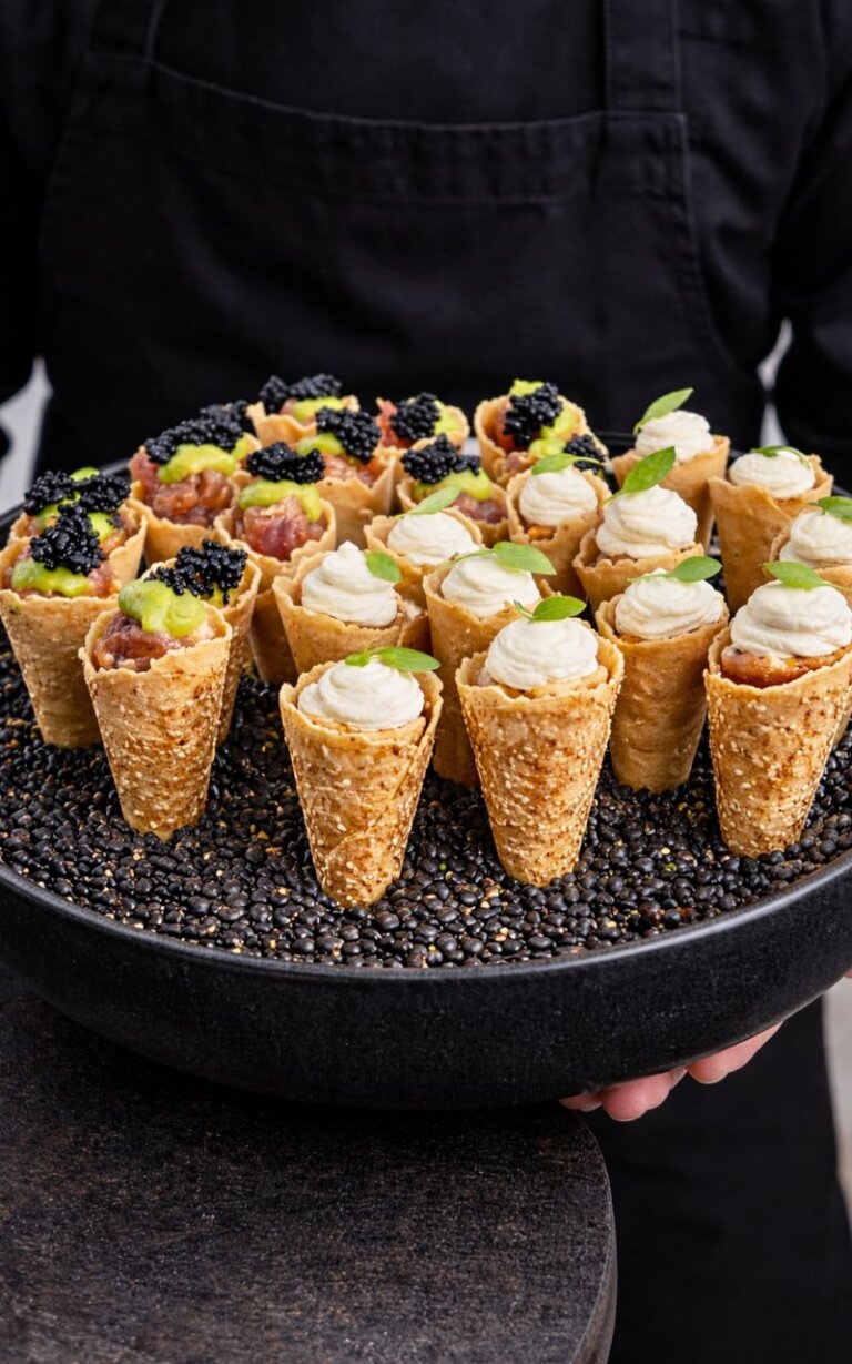 Fingerfood Catering mit herzhaften Mini Bites
